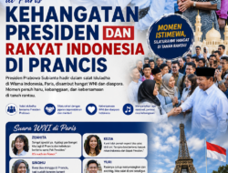 Prabowo Hadir di Wisma Indonesia Paris, Diaspora Rasakan Kehangatan Tanah Air